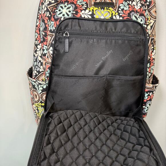 Vera Bradley Sierra Floral Print Campus Backpack Laptop Case - Picture 4 of 10